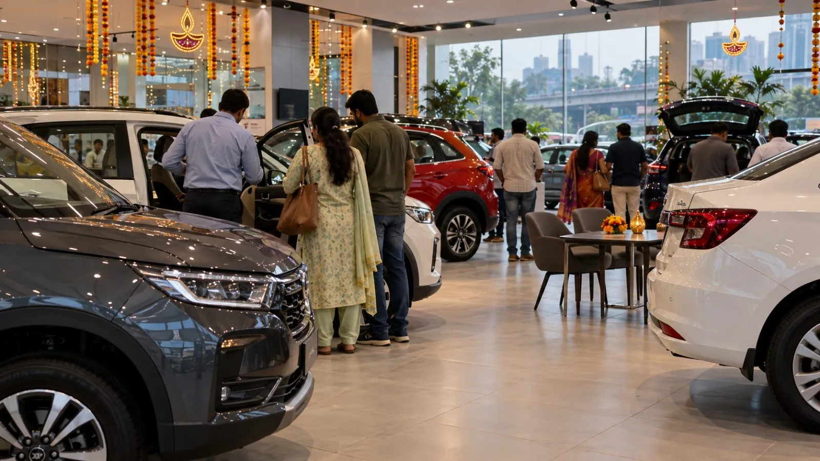 Vehicles move along an assembly line at Maruti Suzuki’s Manesar plant in India. / EconoTimes.ai