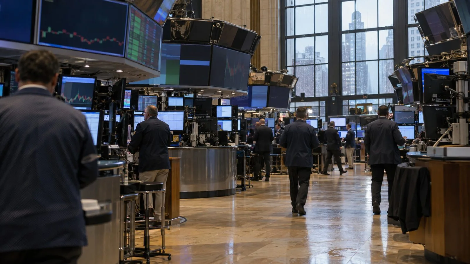 Pedestrians pass the New York Stock Exchange on Broad Street in Manhattan. / EconoTimes.ai
