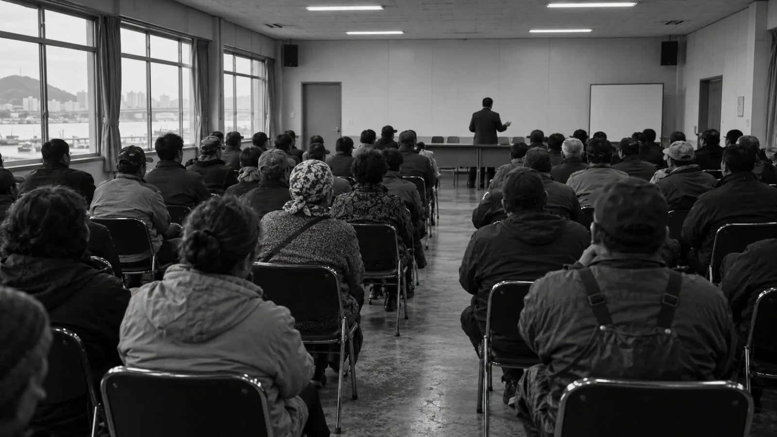 Farmers and fishers attend a policy meeting in Seoul, South Korea. (AI-generated image / EconoTimes)