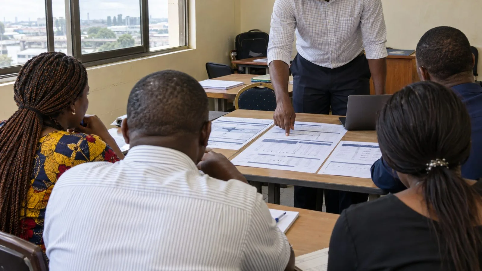 Travel agents attend a workshop in Port Harcourt, Nigeria. (AI-generated image / EconoTimes)