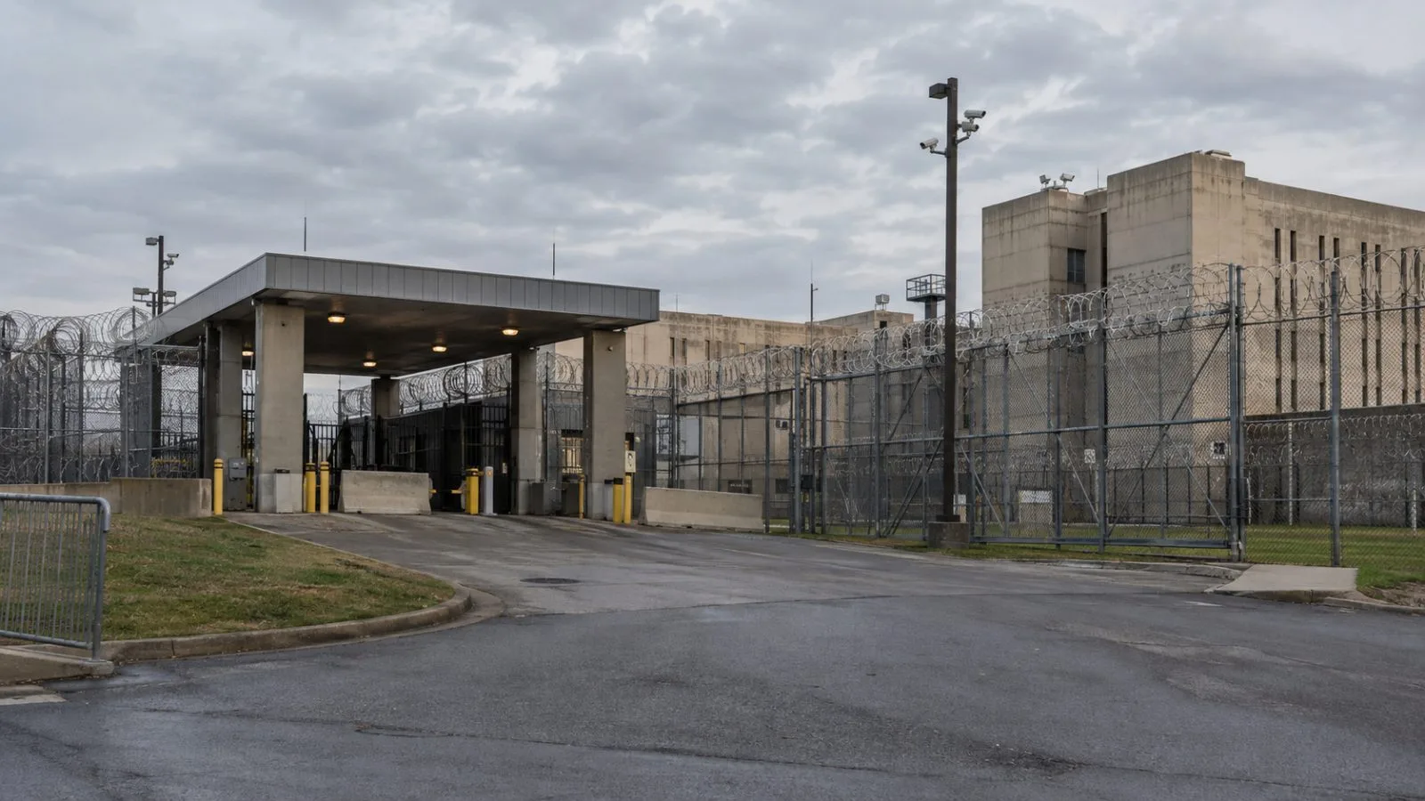 A secure entrance stands at the Debra K. Johnson Rehabilitation Center in Nashville, Tennessee. (AI-generated image / EconoTimes)