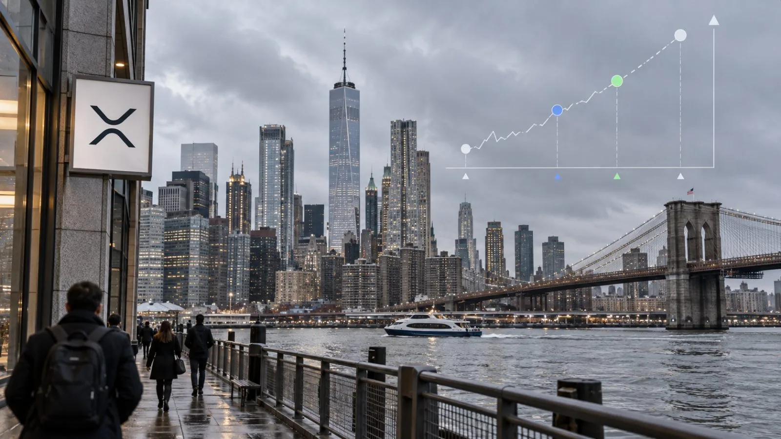 Morning traffic moves along a Lower Manhattan street beneath the financial district skyline. / EconoTimes.ai