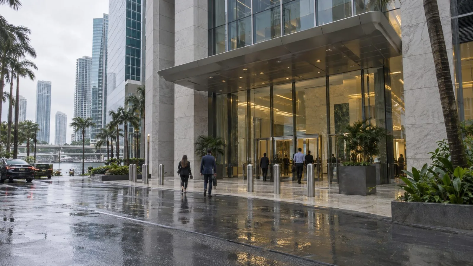 The Varonis headquarters stands along Brickell Avenue in Miami, Florida. / EconoTimes.ai
