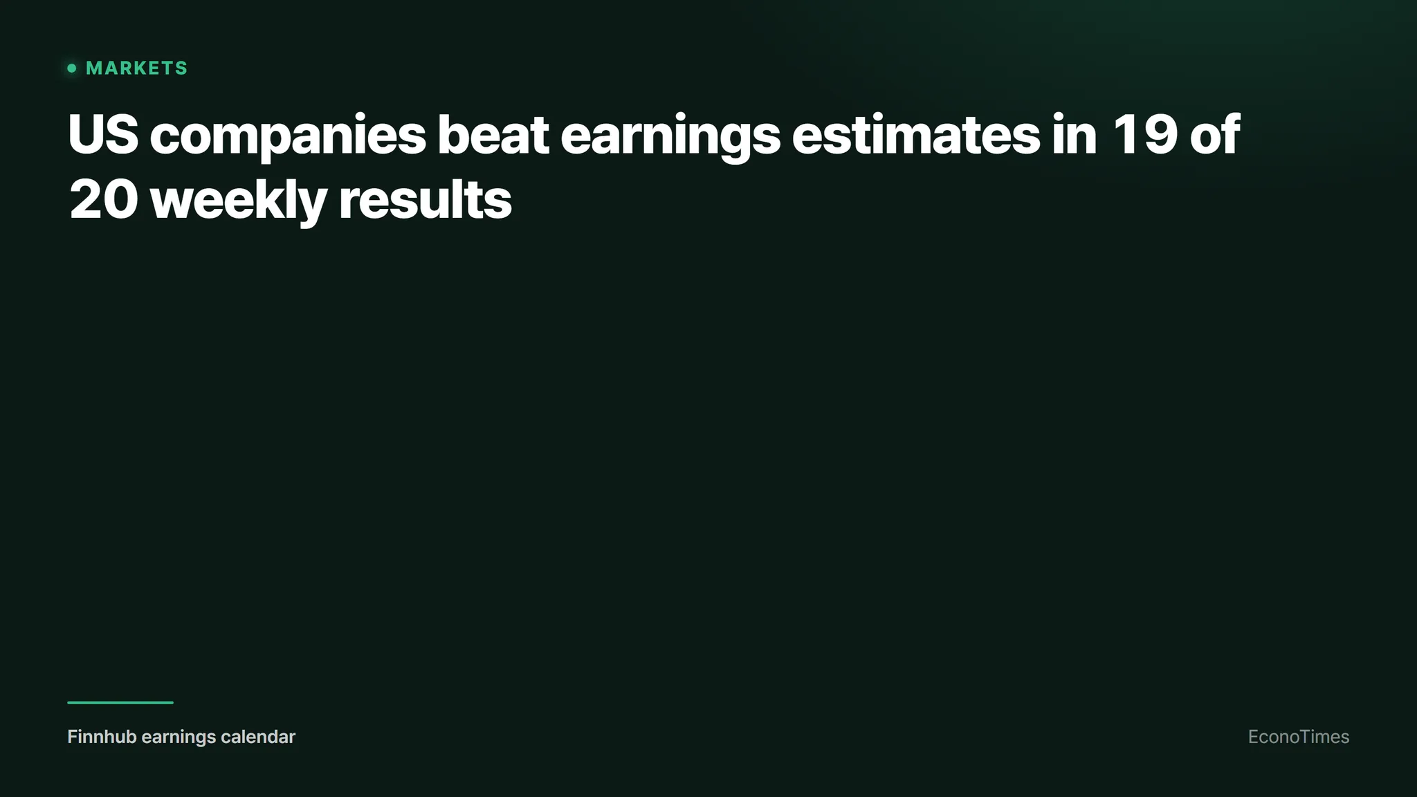 Finnhub earnings calendar. (EconoTimes)