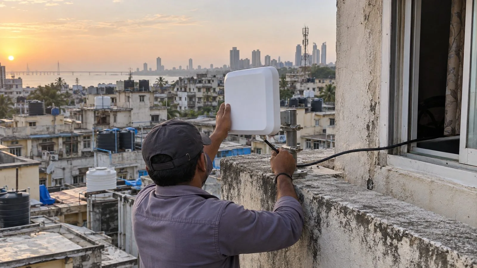 Pedestrians check mobile phones outside the National Stock Exchange in Mumbai, India. / TokenPost.ai