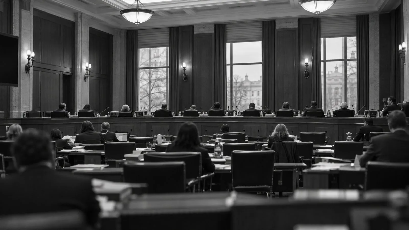 Lawmakers meet in the House Foreign Affairs Committee room at the Rayburn building in Washington, D.C. (AI-generated image / EconoTimes)