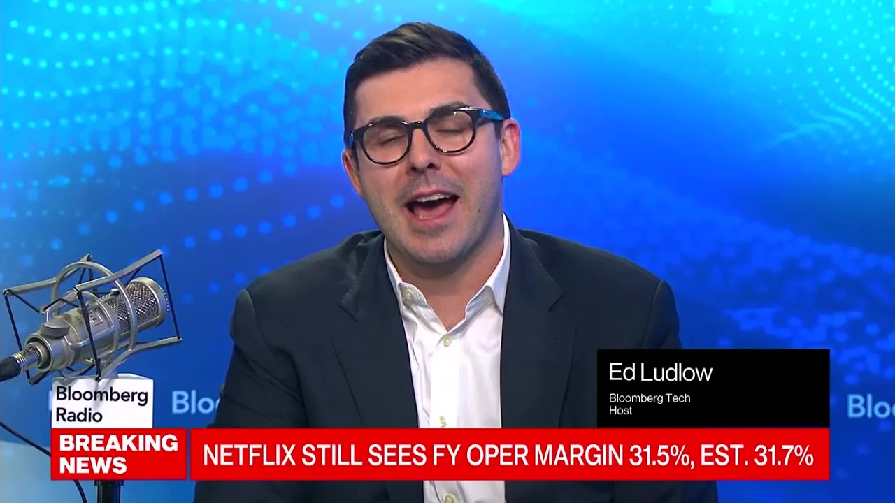 Bloomberg Technology broadcast. (Screen grab)