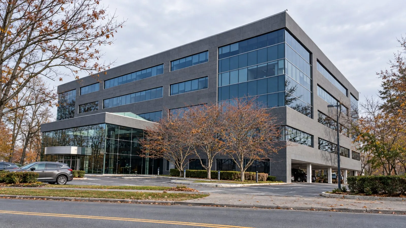 The W. R. Berkley Corporation headquarters stands along Steamboat Road in Greenwich, Connecticut. / EconoTimes.ai