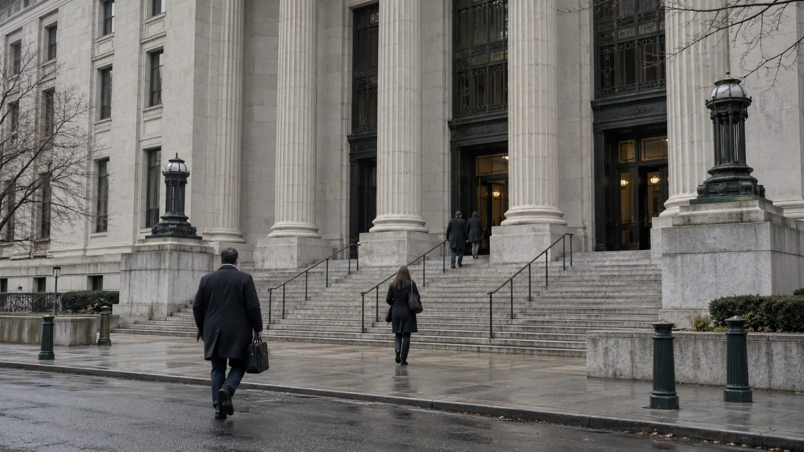 Anonymous visitors cross the plaza outside the U.S. Capitol in Washington, D.C. / EconoTimes.ai