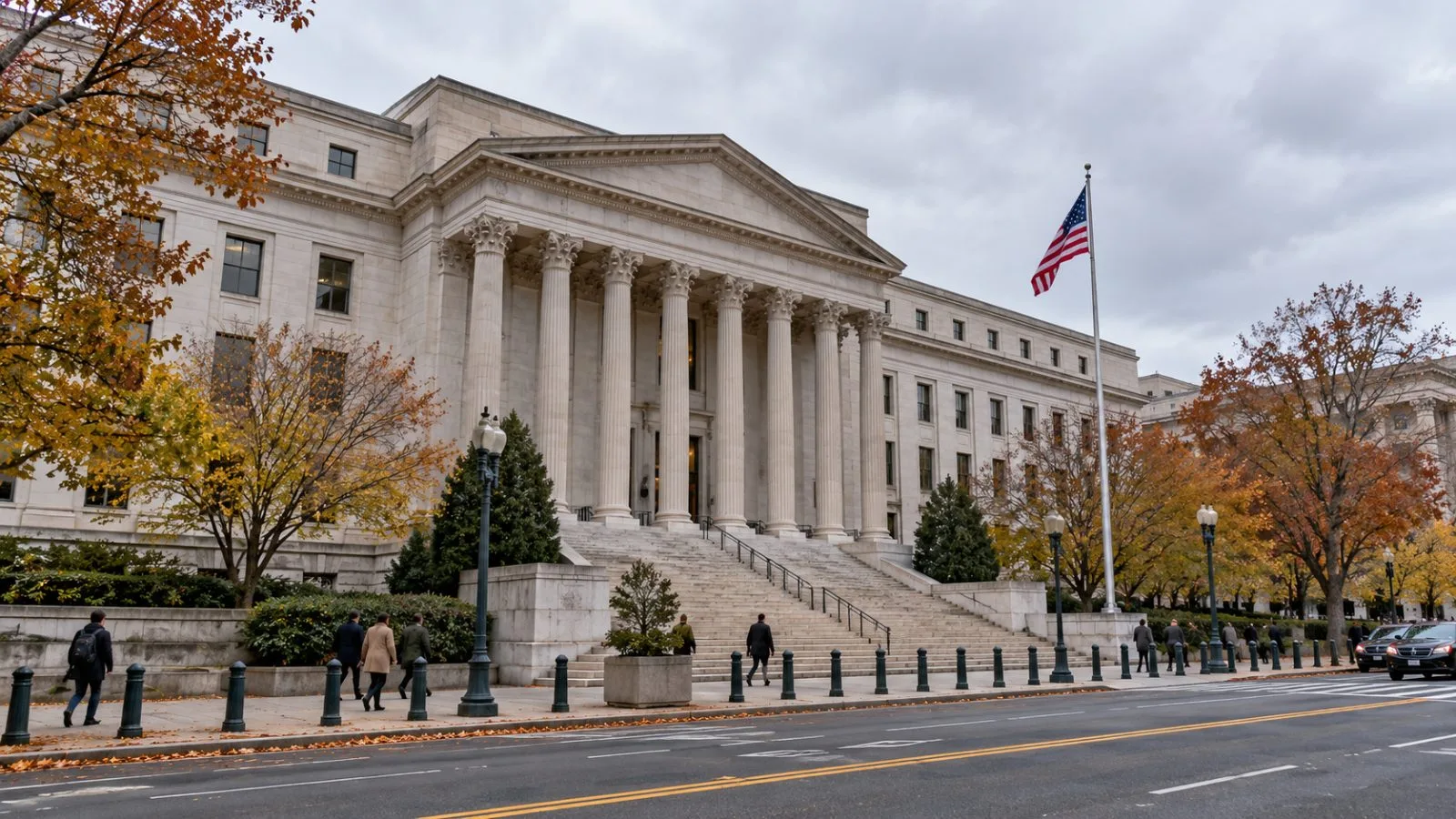 Pedestrians pass the U.S. Securities and Exchange Commission headquarters in Washington, D.C. / EconoTimes.ai
