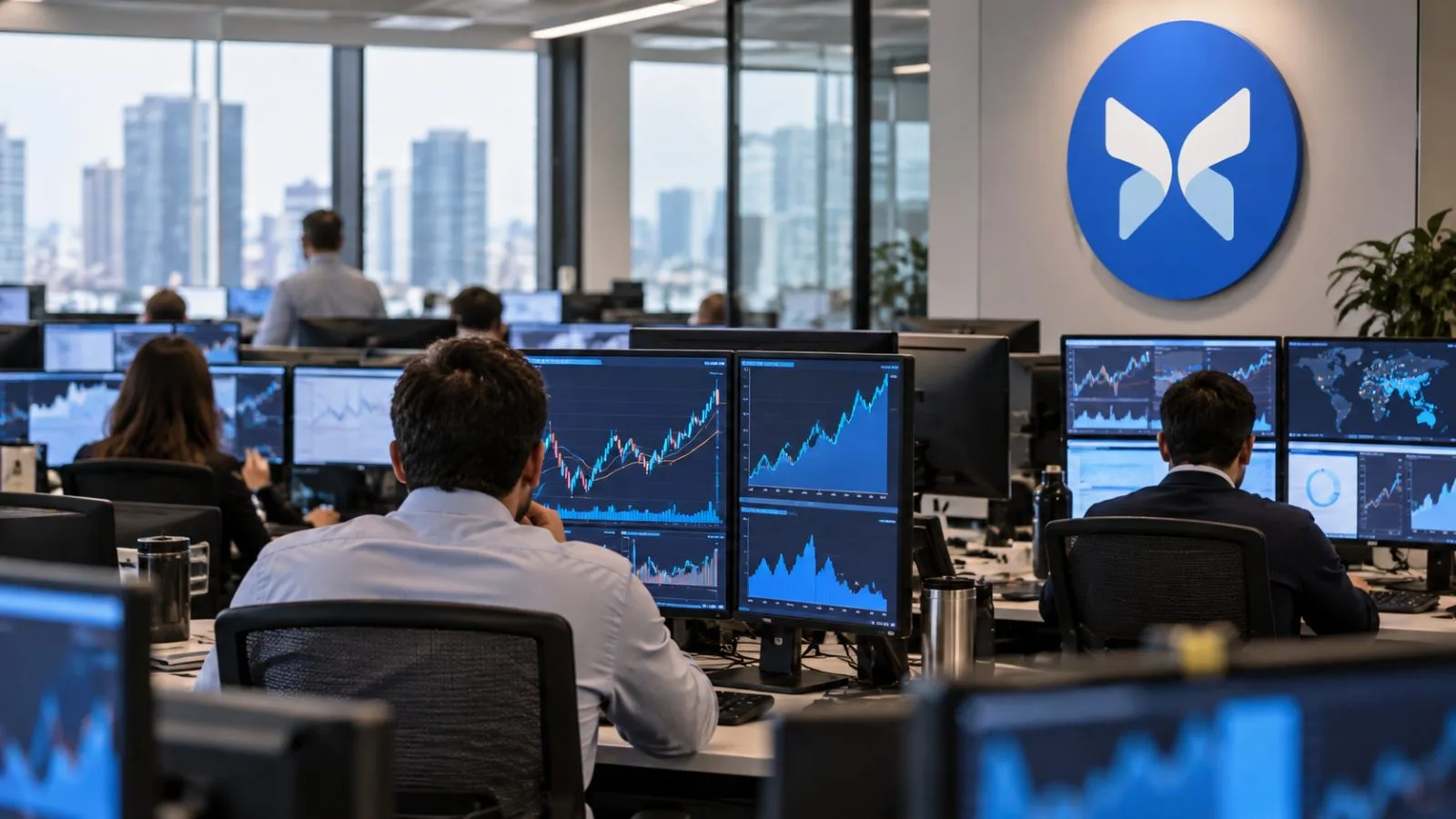 Hands select lending options on a laptop in a Paris workspace. / EconoTimes.ai