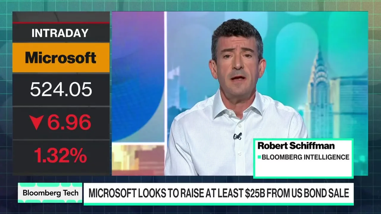 Bloomberg Technology broadcast. (Screen grab)