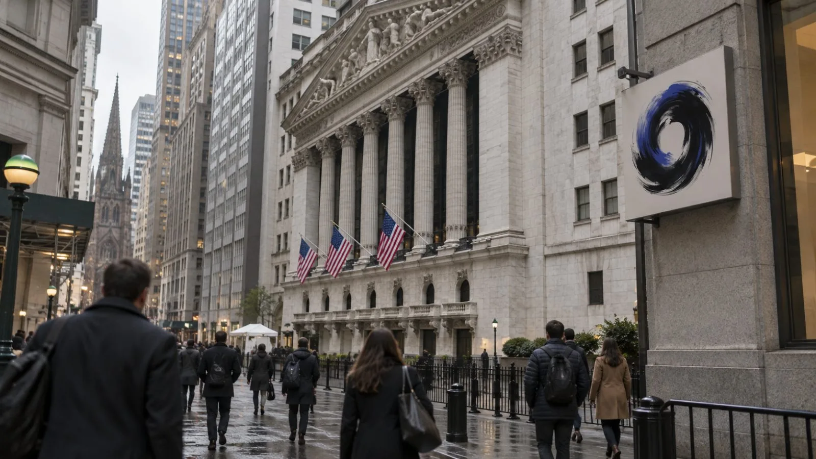 Pedestrians pass the New York Stock Exchange on Broad Street in Manhattan, New York. / EconoTimes.ai