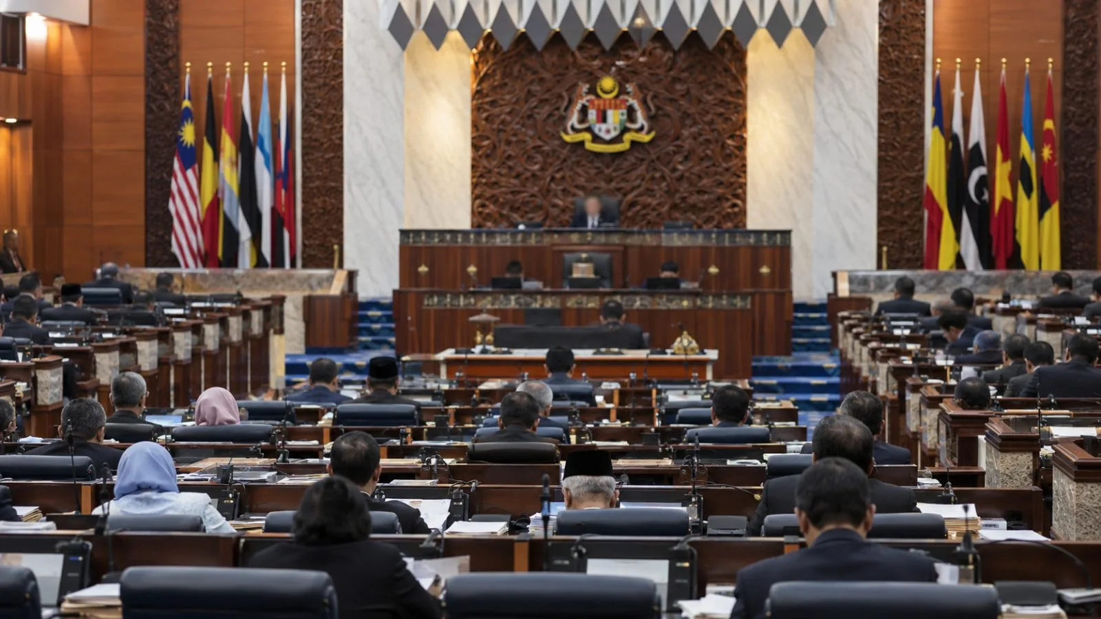 Lawmakers attend a finance briefing in the Malaysian Parliament in Kuala Lumpur. (AI-generated image / EconoTimes)