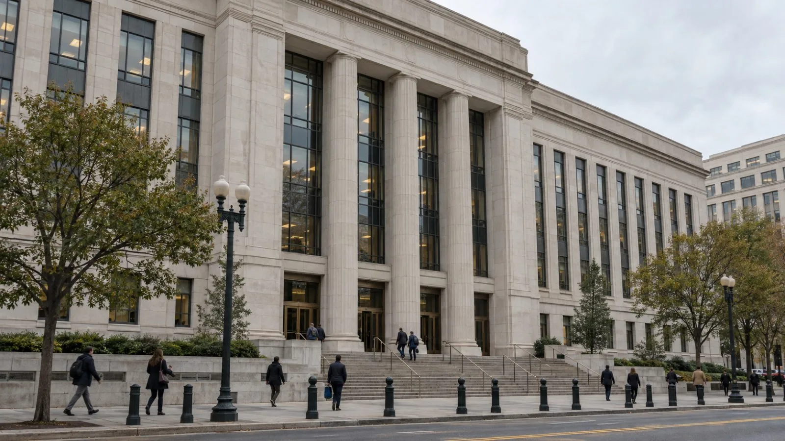 The U.S. Securities and Exchange Commission headquarters stands in Washington, D.C. (AI-generated image / EconoTimes)