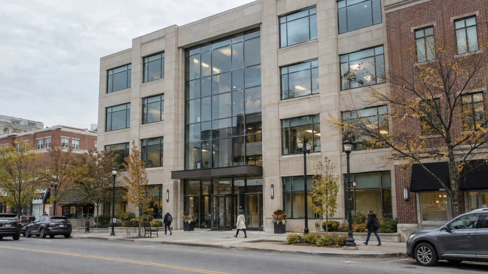 First Trust Advisors' offices stand along East Liberty Drive in Wheaton, Illinois (AI-generated image / EconoTimes)