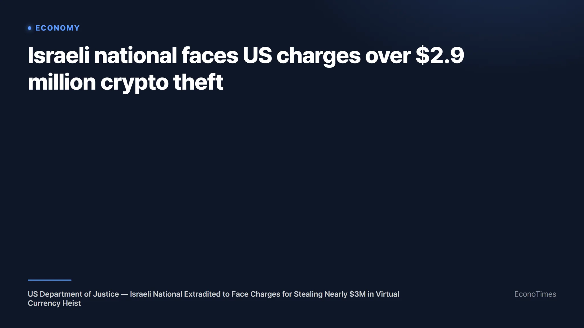 US Department of Justice. (EconoTimes)