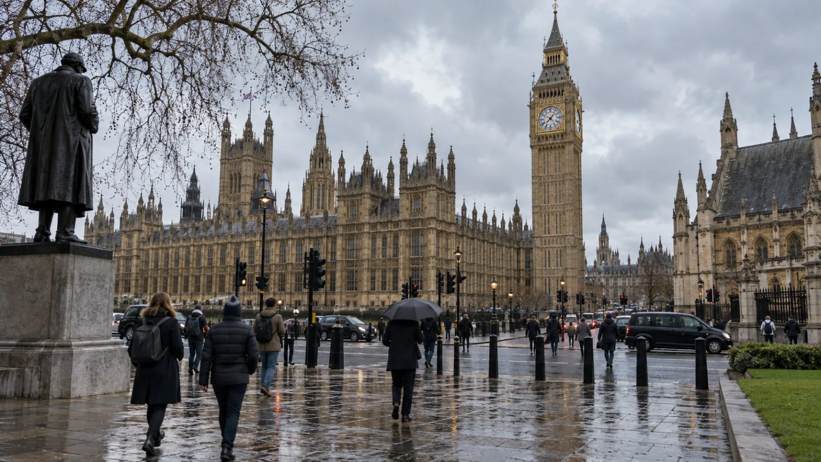 The Palace of Westminster houses the UK House of Commons in central London. (AI-generated image / EconoTimes)