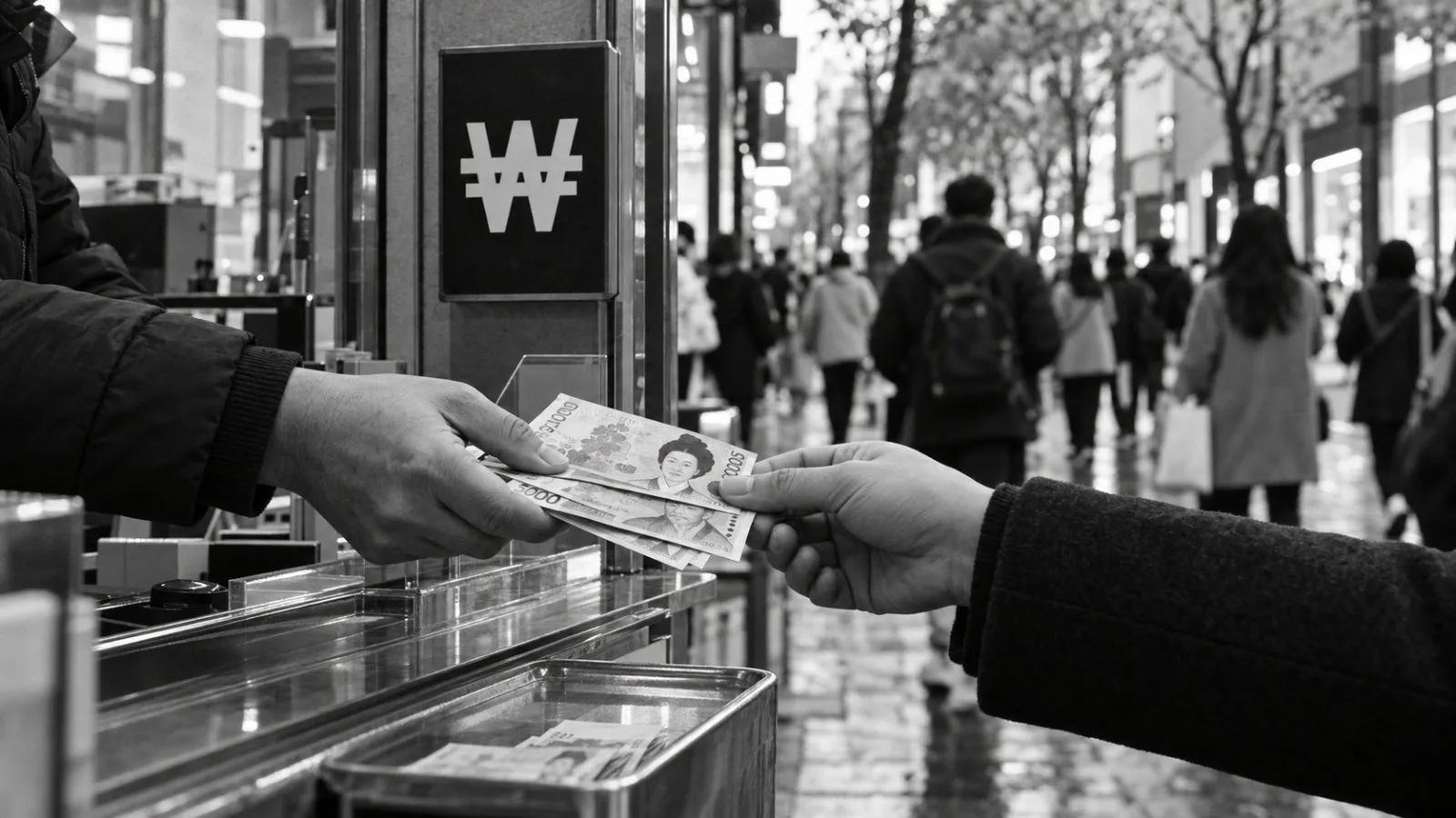 Commuters pass the Bank of Korea headquarters on Namdaemun-ro in Seoul. / EconoTimes.ai