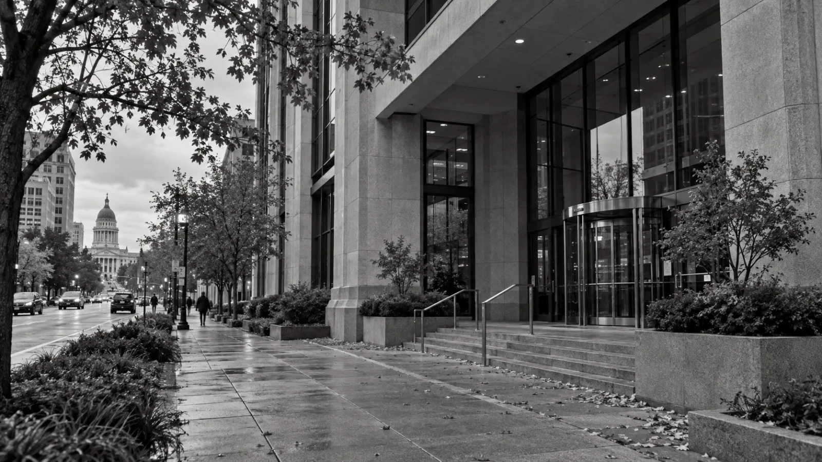Capitol Federal’s home office stands on South Kansas Avenue in downtown Topeka, Kansas. (AI-generated image / EconoTimes)