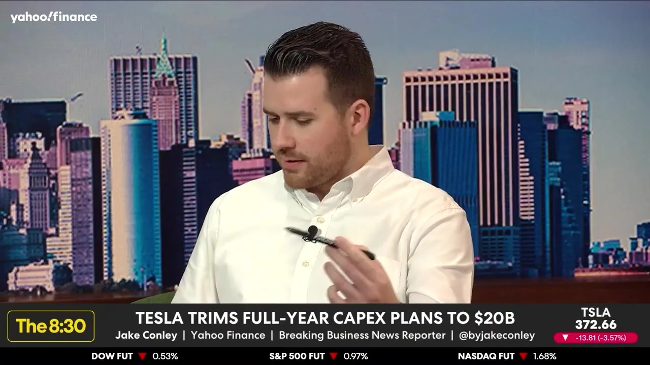 Yahoo Finance broadcast. (Screen grab)