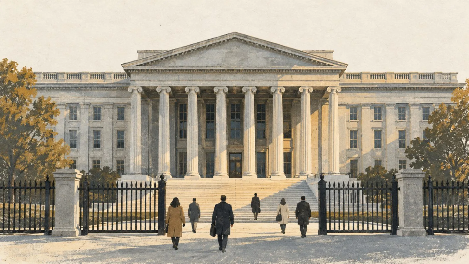 The U.S. Treasury building stands along Pennsylvania Avenue in Washington, D.C. / TokenPost.ai