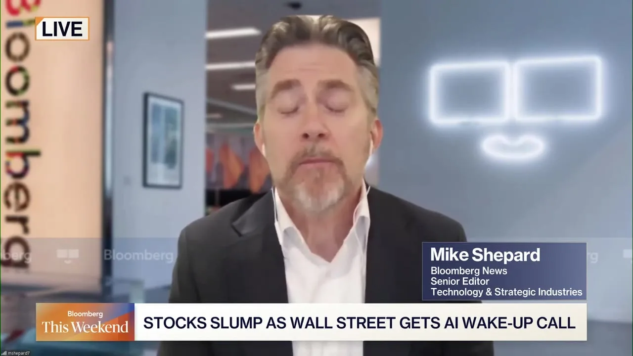 Bloomberg Television broadcast. (Screen grab)