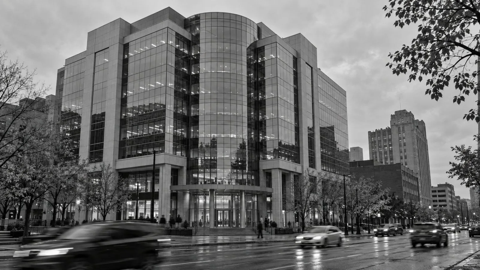 PPL’s headquarters building stands in downtown Allentown, Pennsylvania. (AI-generated image / EconoTimes)
