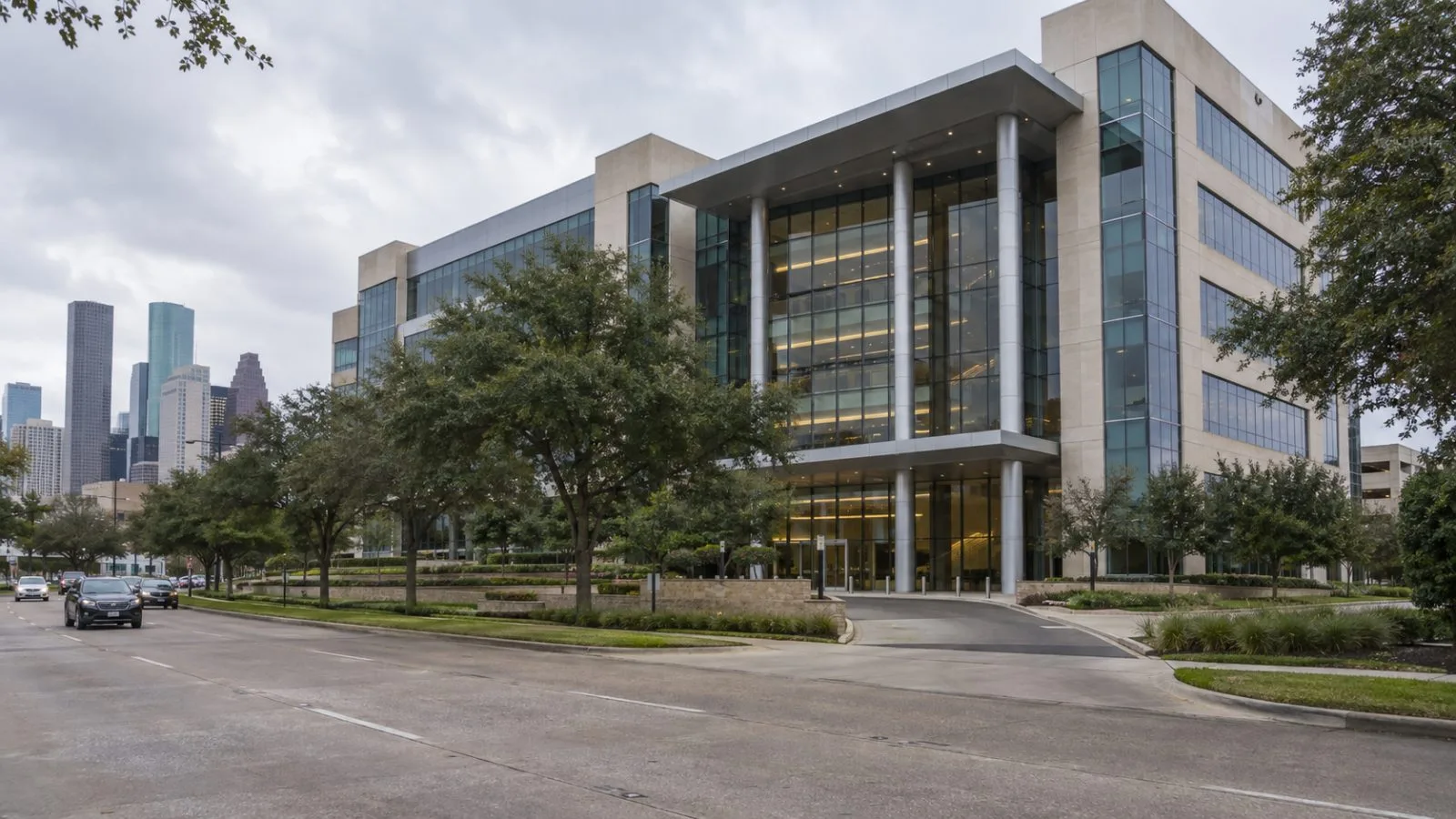 Quanta Services headquarters stands along North Loop West in Houston, Texas. (AI-generated image / EconoTimes)