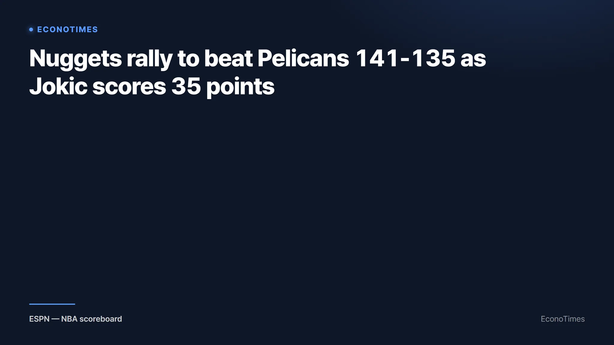 ESPN. (EconoTimes)