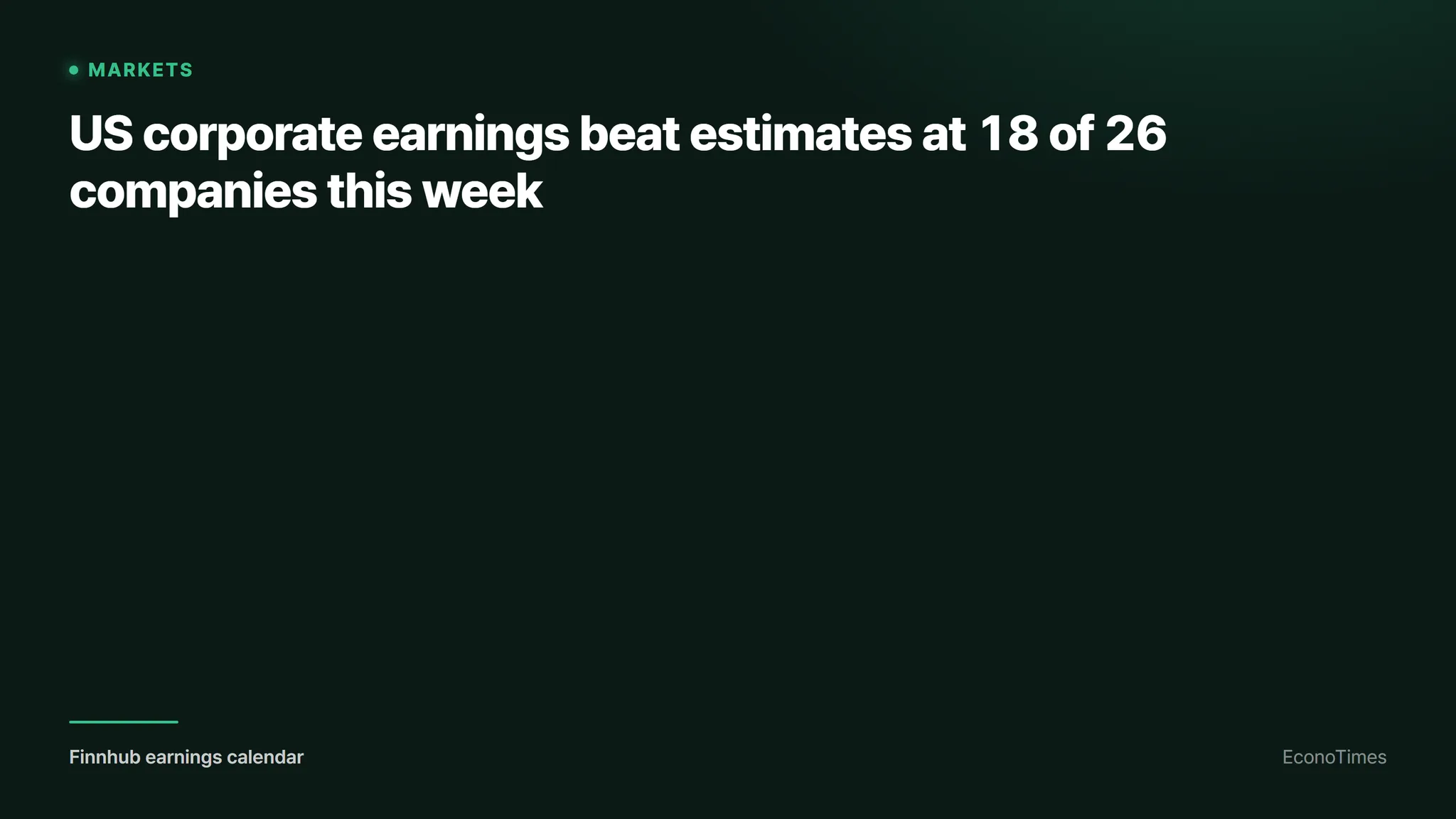 Finnhub earnings calendar. (EconoTimes)