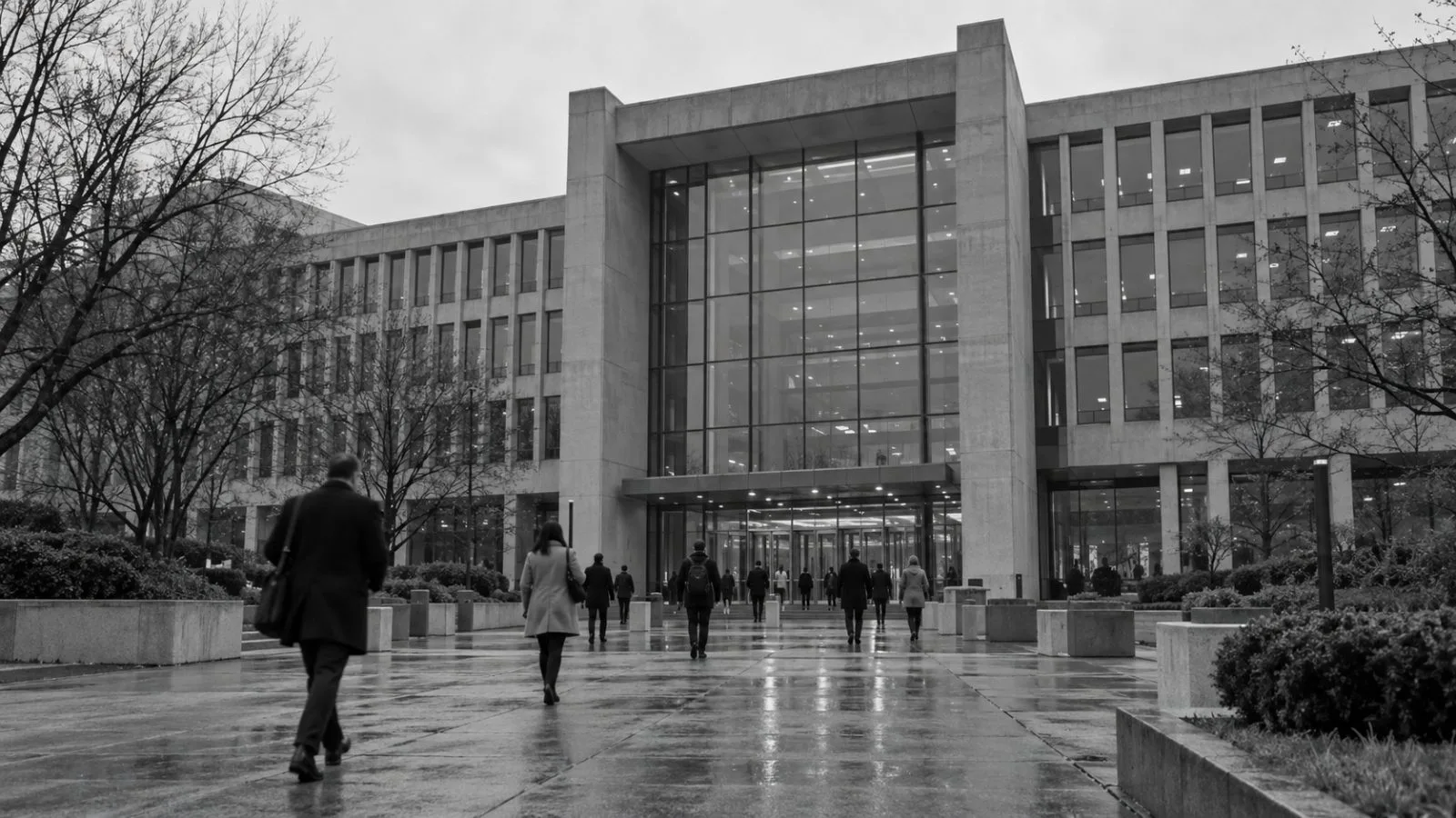 The Bureau of Economic Analysis headquarters stands at the Suitland Federal Center in Maryland. (AI-generated image / EconoTimes)
