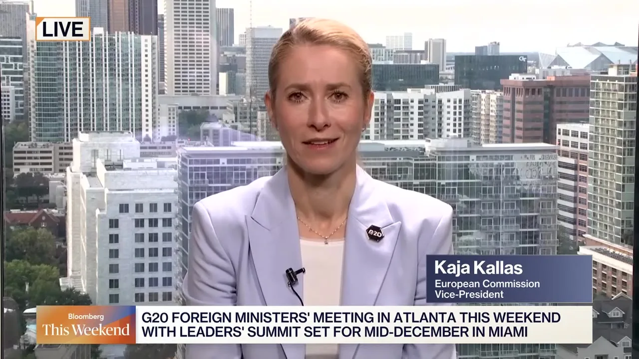 Bloomberg Television broadcast. (Screen grab)