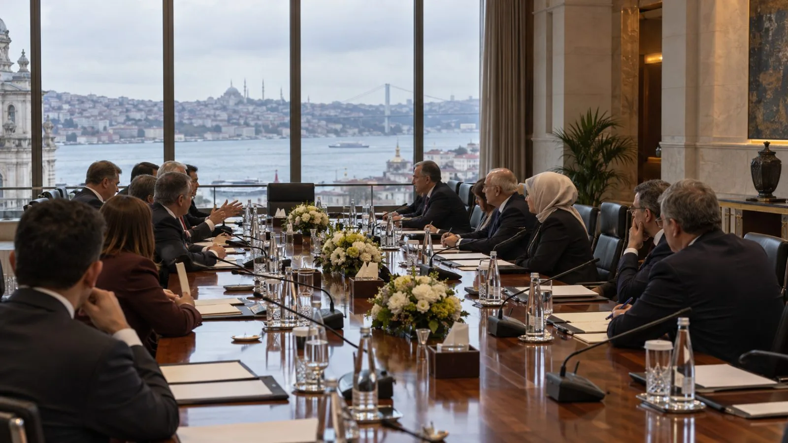 Foreign ministers meet for talks on Iran in Istanbul, Türkiye (AI-generated image / EconoTimes)