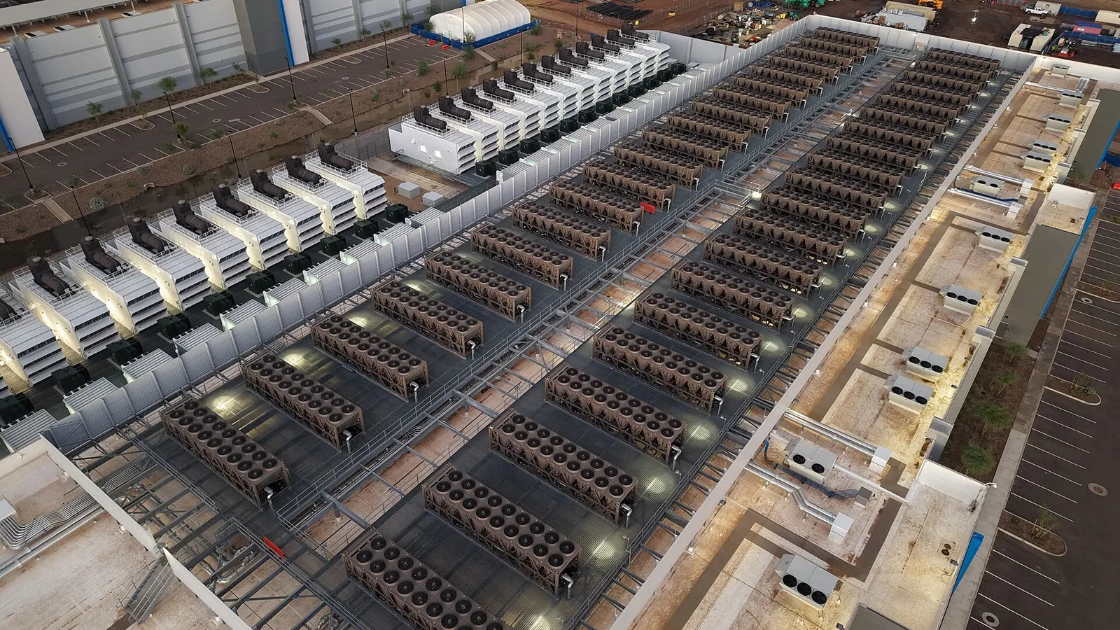 Data centre cooling plant.