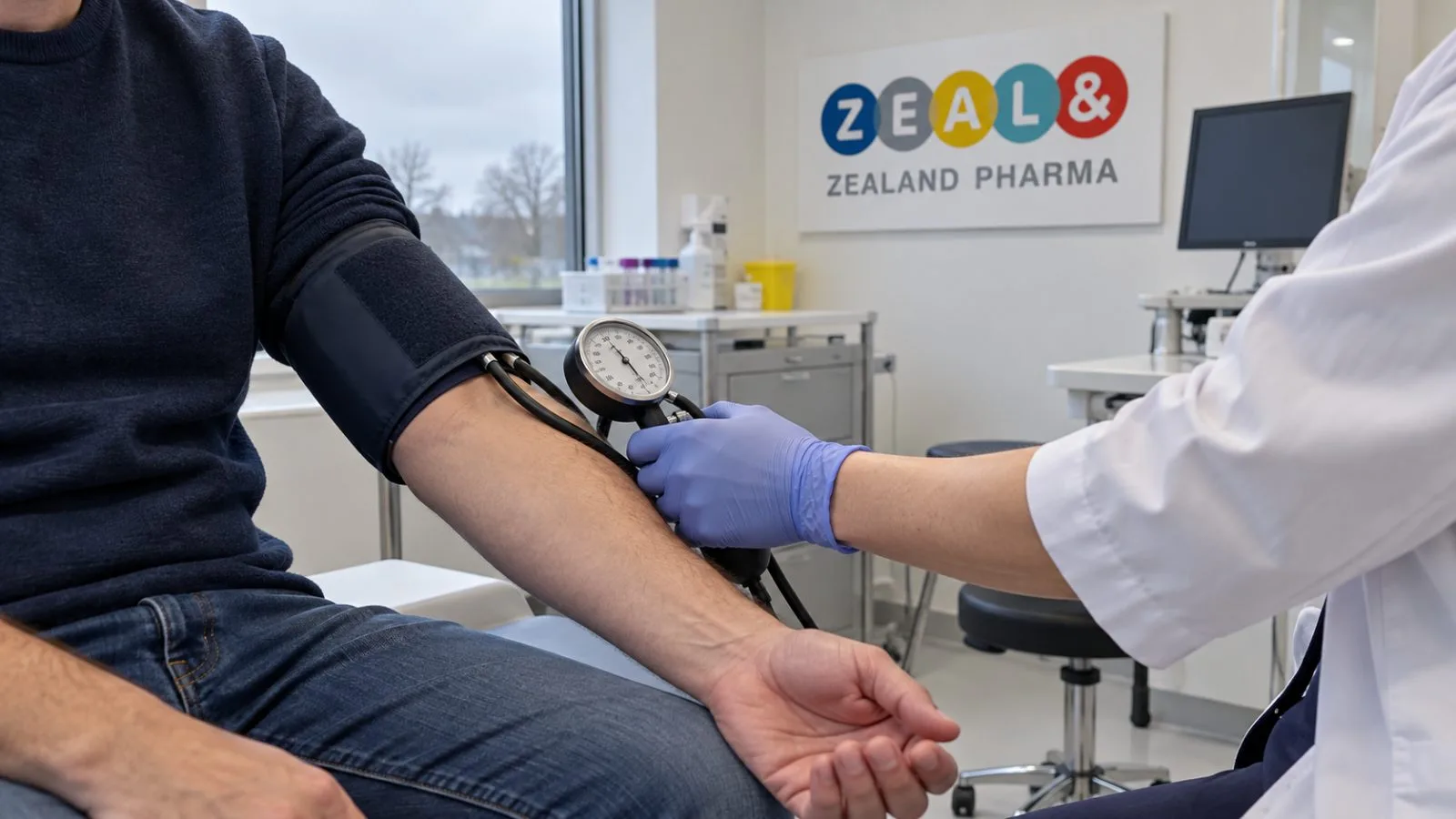 A clinical research volunteer undergoes routine monitoring at a medical unit in Søborg, Denmark. / EconoTimes.ai