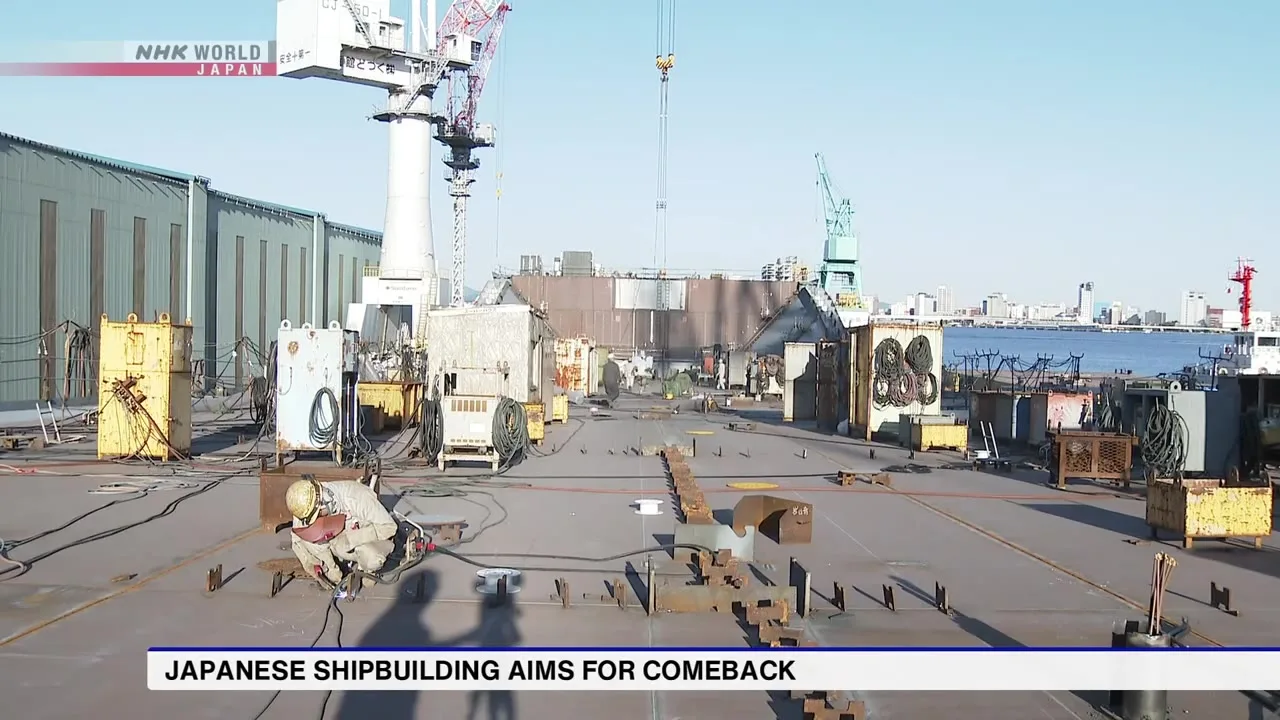 NHK World-Japan broadcast. (Screen grab)