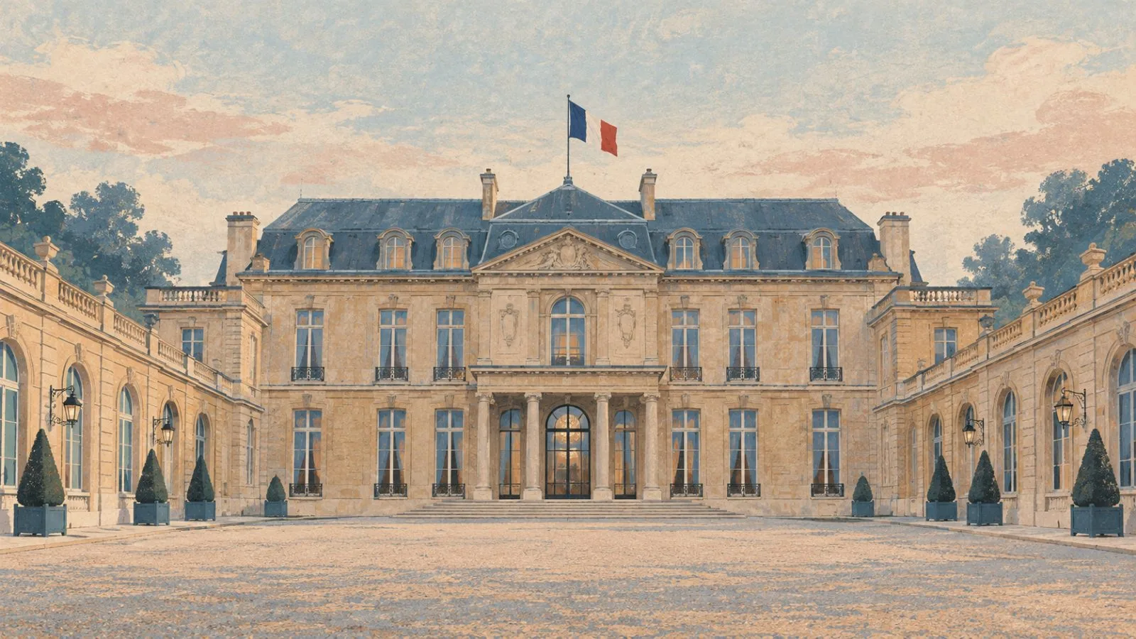 Pedestrians pass the Palais Bourbon, seat of France’s National Assembly, in Paris. / TokenPost.ai