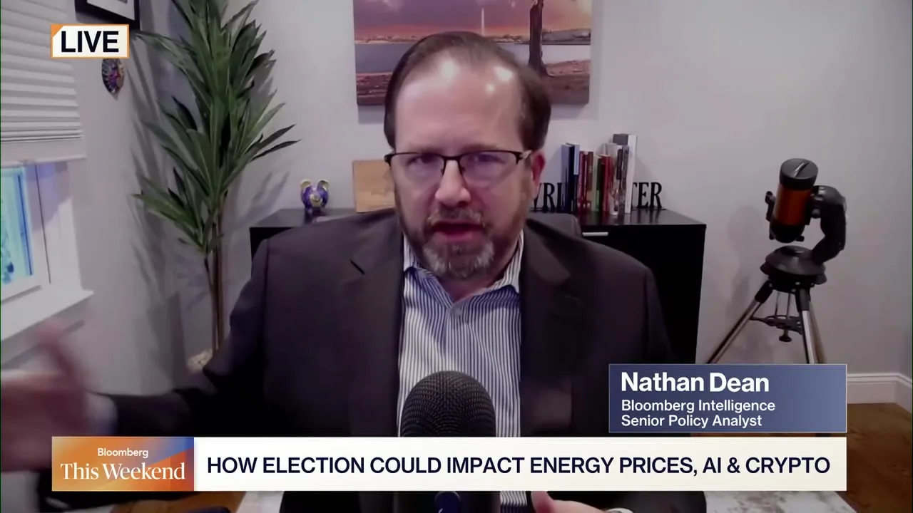 Bloomberg Television broadcast. (Screen grab)