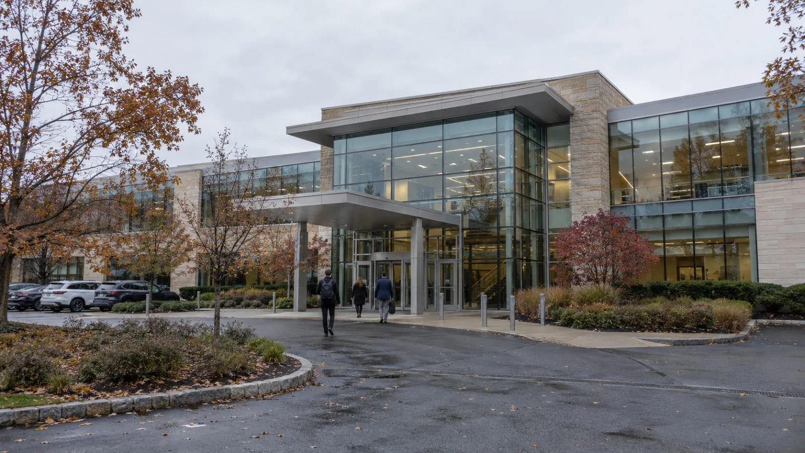 PTC Therapeutics’ headquarters stands along Warren Corporate Center Drive in Warren, New Jersey. (AI-generated image / EconoTimes)