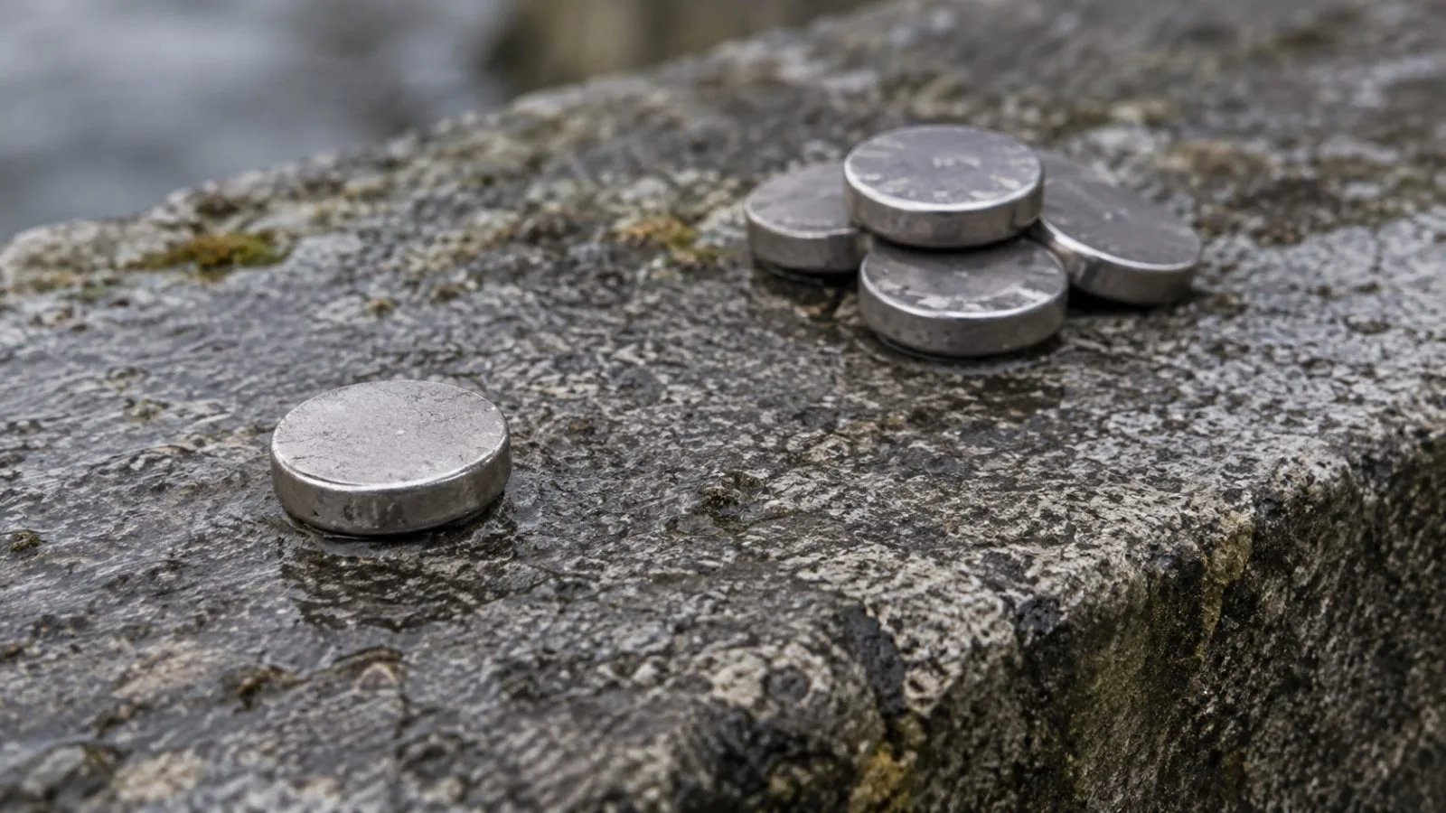 An unmarked token sits beside a smaller cluster on a neutral surface in an editorial graphic. (AI-generated image / EconoTimes)