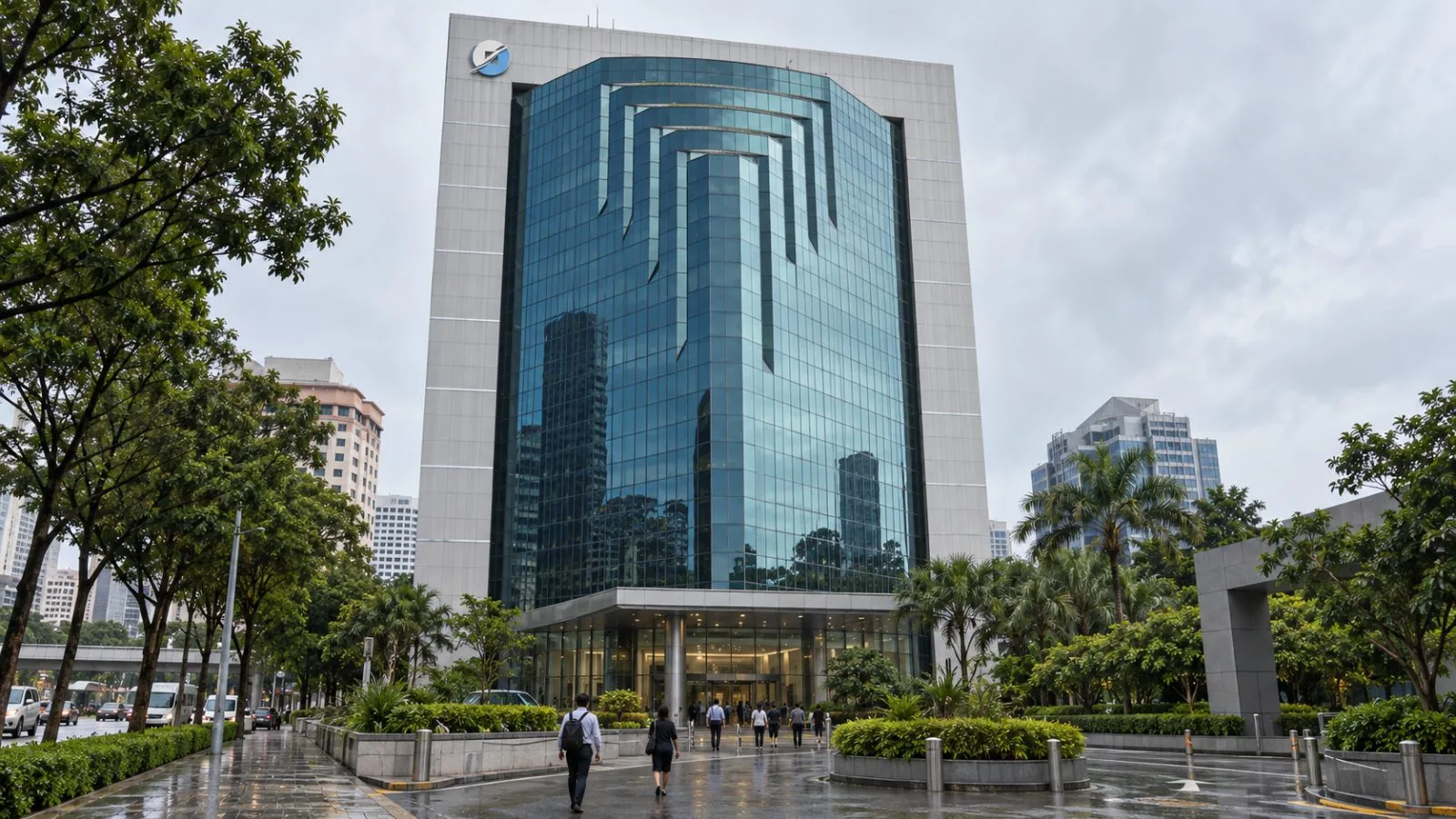 Visitors approach Revenue House in Singapore on an overcast afternoon. / EconoTimes.ai