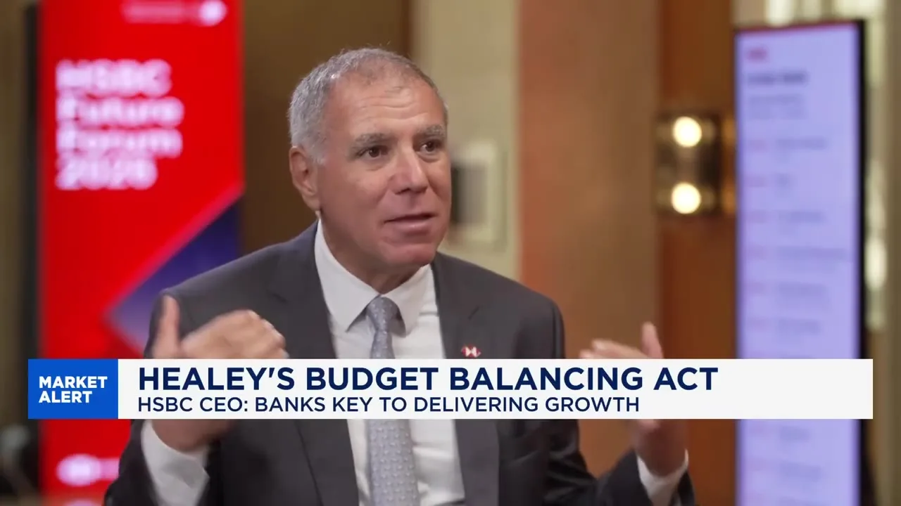 CNBC International broadcast. (Screen grab)