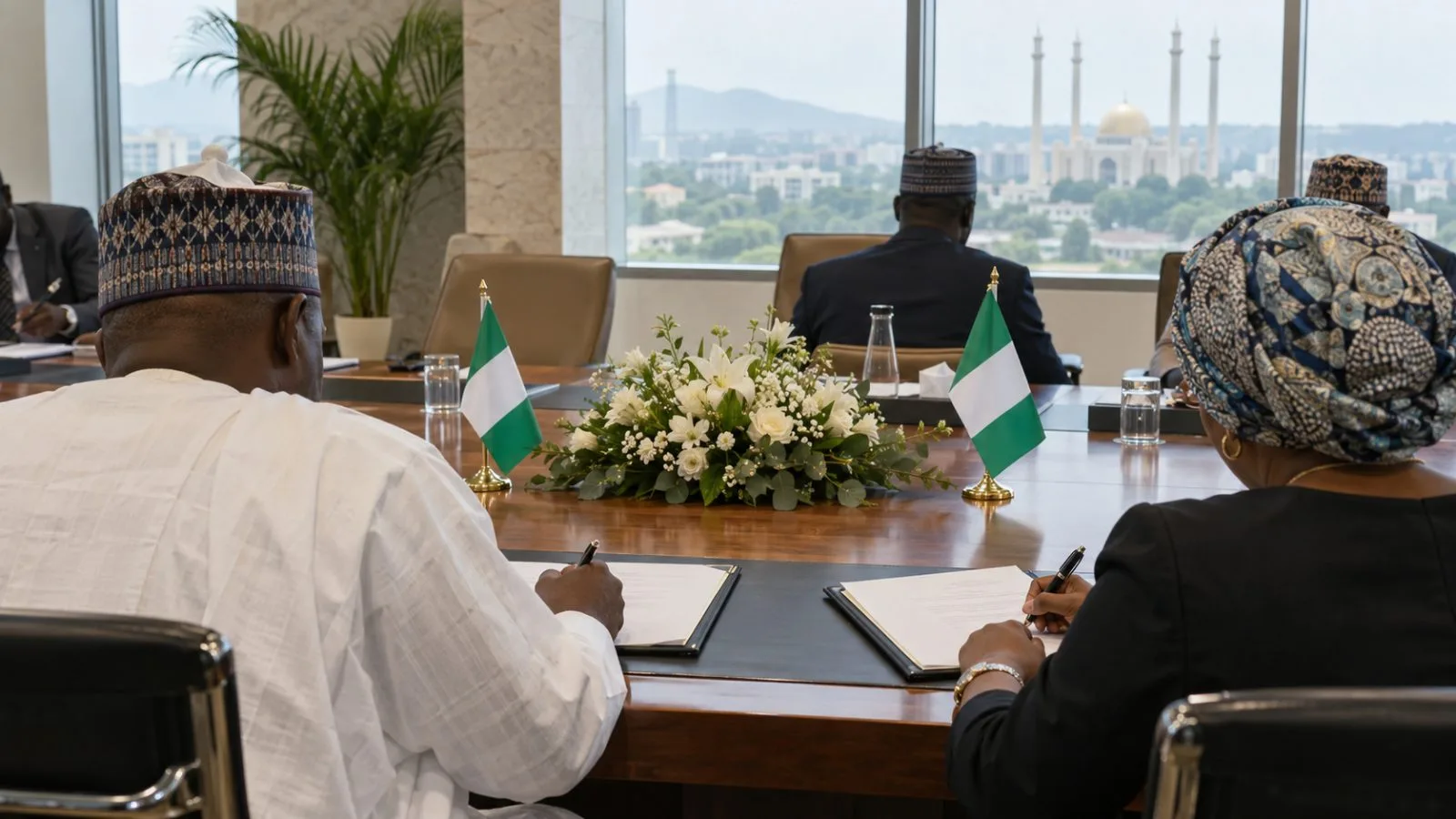 The Bank of Industry headquarters stands along Marina Road in Lagos, Nigeria. / EconoTimes.ai