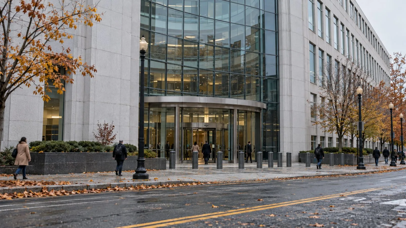 The U.S. Securities and Exchange Commission headquarters stands on F Street in Washington, D.C. (AI-generated image / EconoTimes)