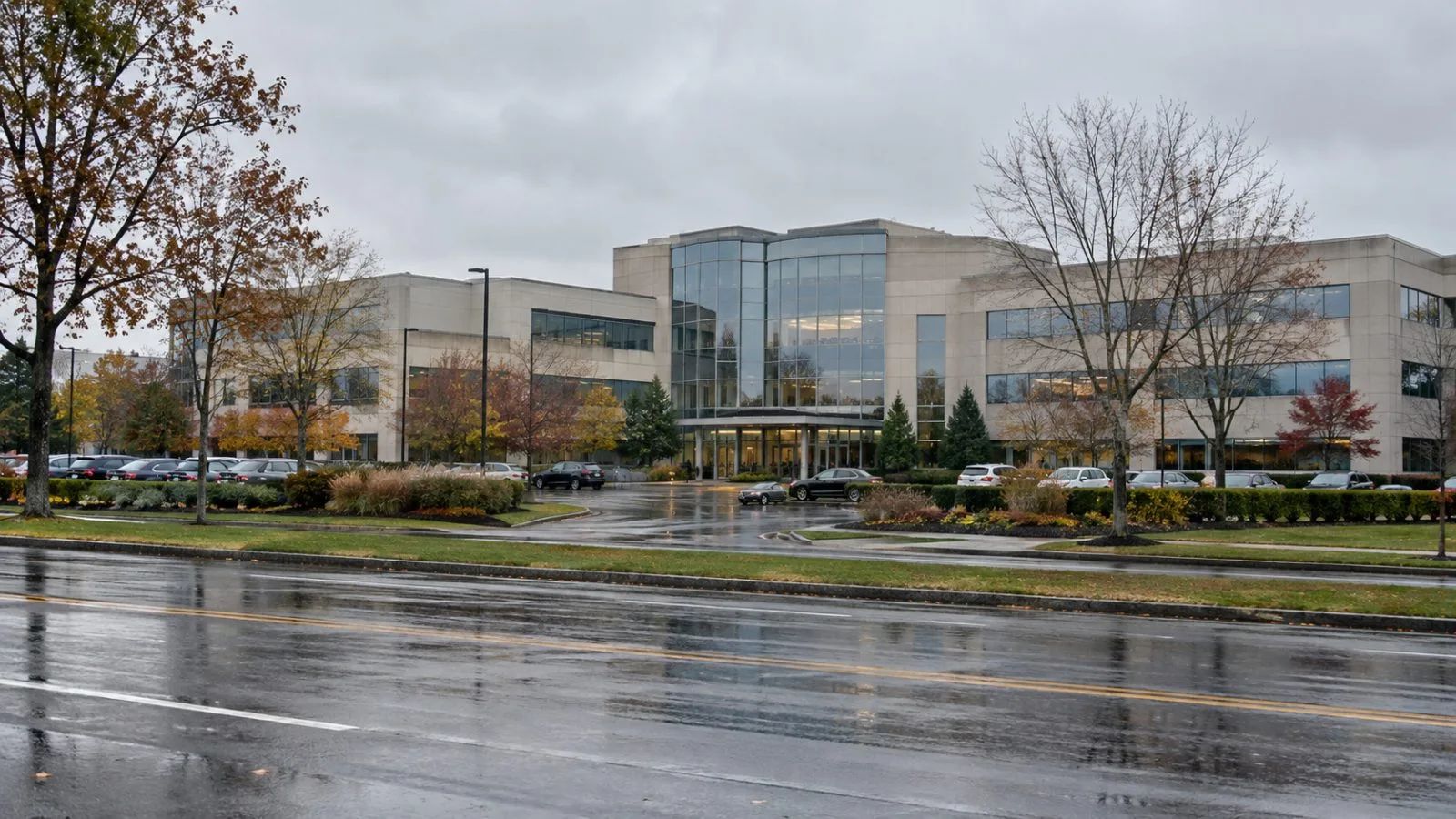 An office building housing MSC Industrial Supply's headquarters stands on Broadhollow Road in Melville, New York. (AI-generated image / EconoTimes)