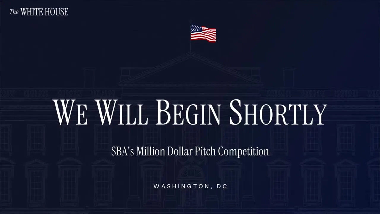 The White House broadcast. (Screen grab)