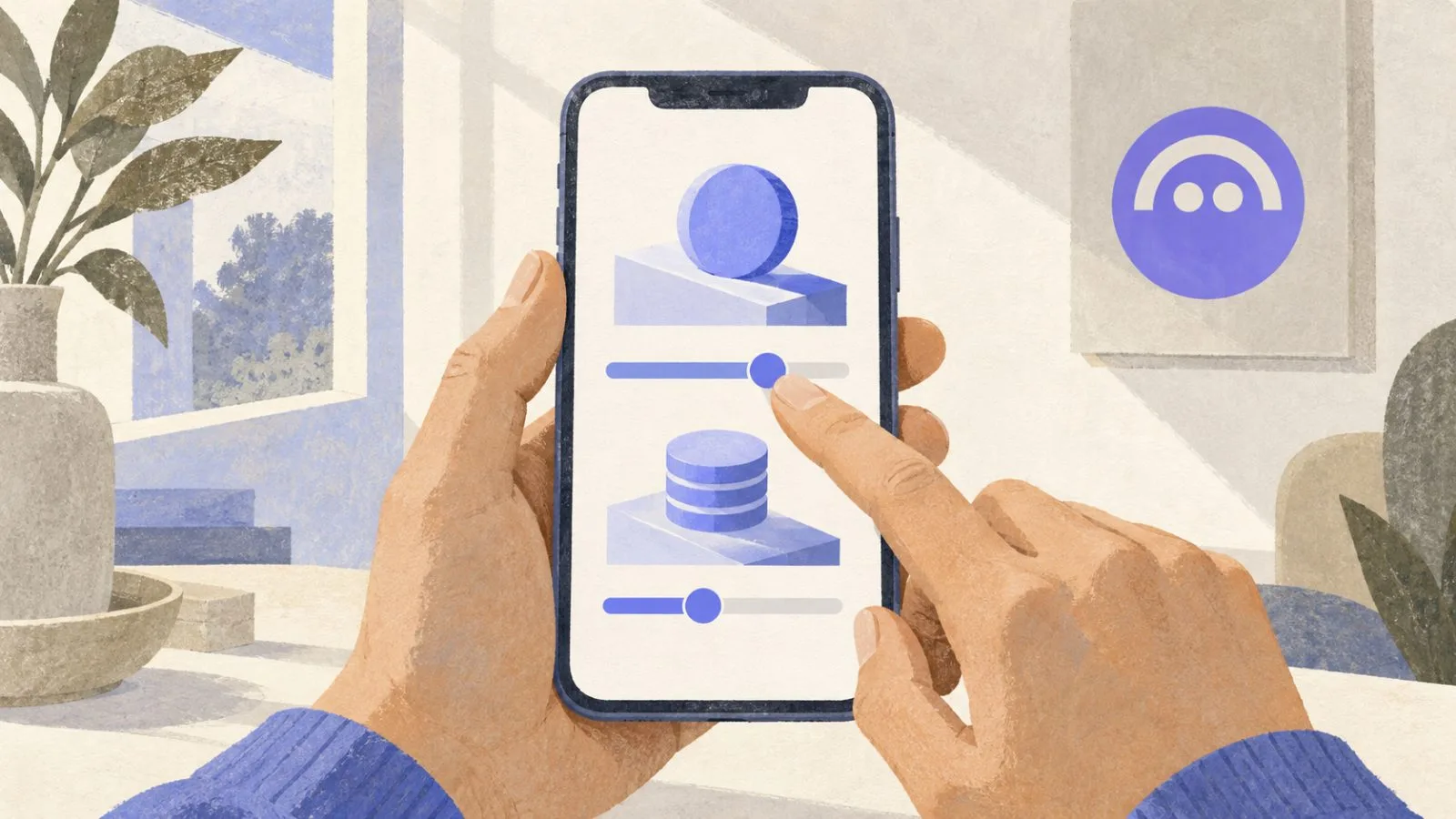 A commuter checks a digital lending interface on a smartphone on a London street / TokenPost.ai