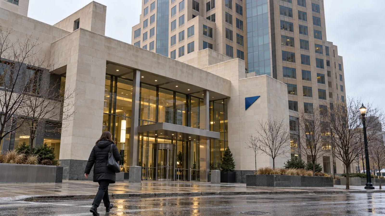 The Principal Financial Group headquarters stands along a downtown street in Des Moines, Iowa. / EconoTimes.ai