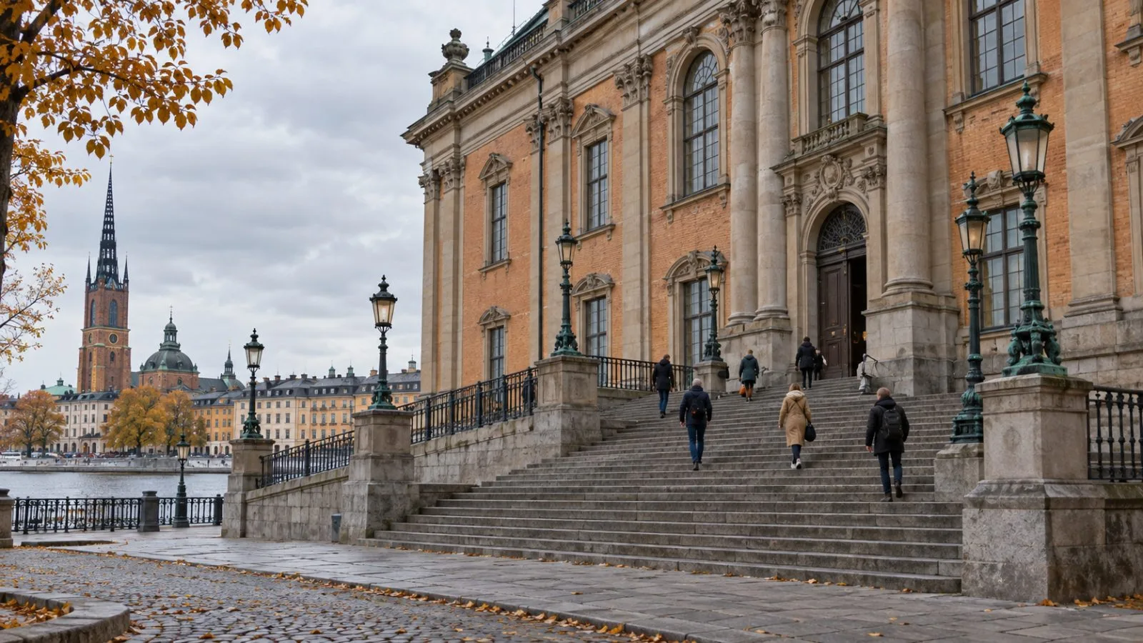Pedestrians walk past the Svea Court of Appeal in Stockholm, Sweden. (AI-generated image / EconoTimes)